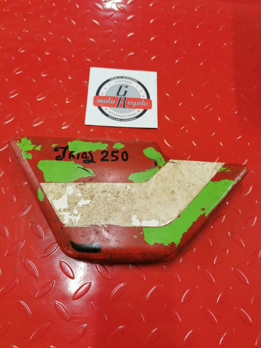 Kawasaki KT250 1976 Trial 250 right side cover panel fairing 1975