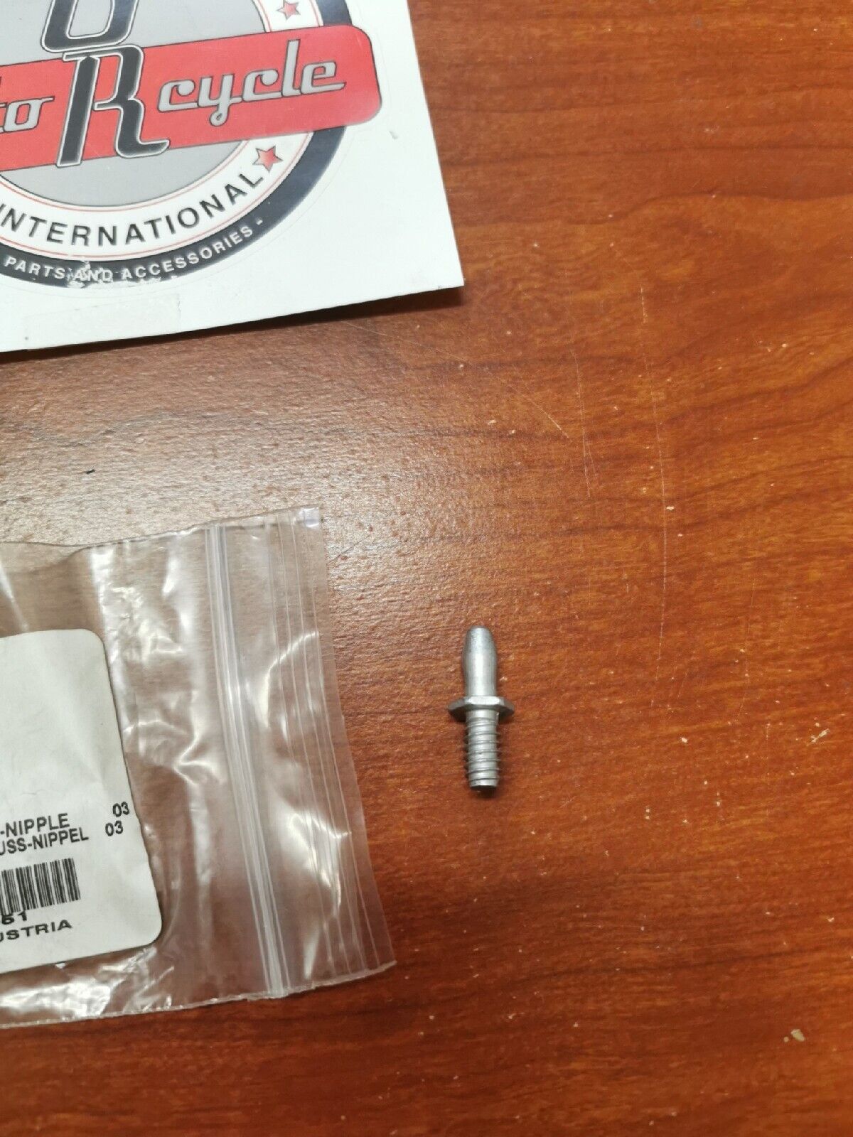 NOS KTM 105SX 125SX 1290 SUPERDUKE R  QUICK RELEASE-NIPPLE 03 54806008051 KT4
