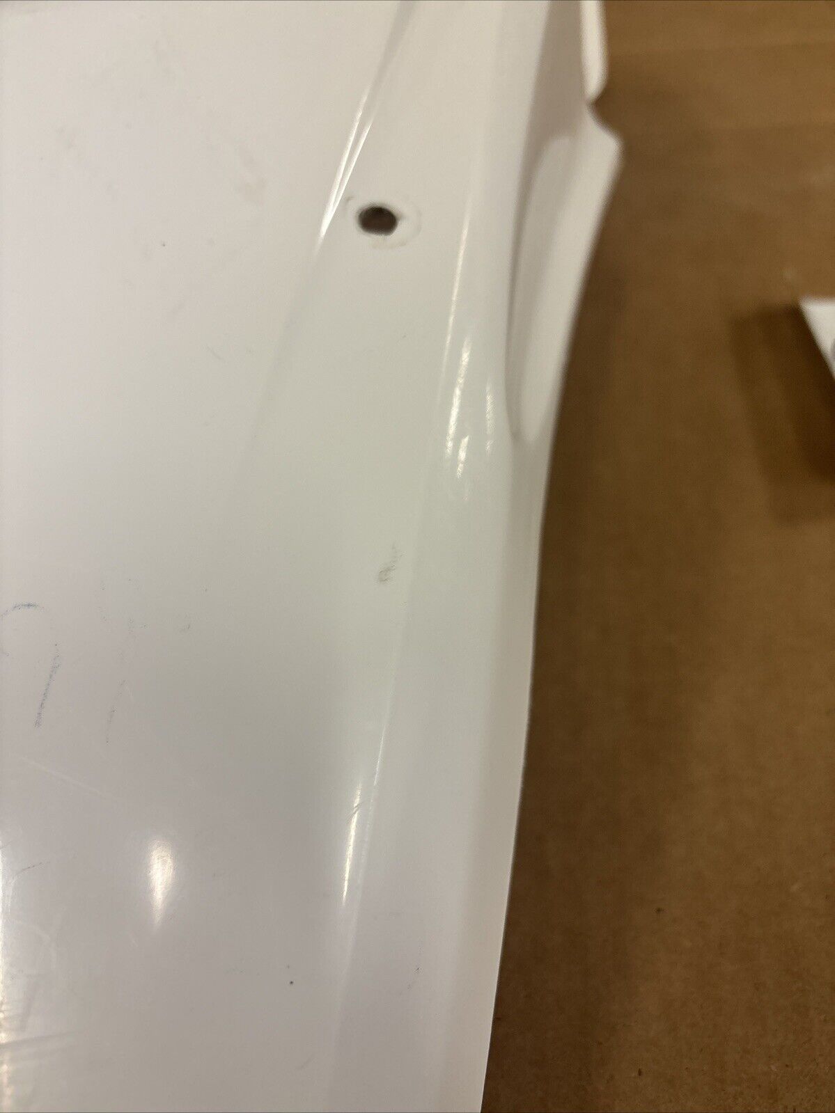 UFO PLAST 1996 - 2001 YZ125 YZ250 REAR FENDER WHITE YA02897-046