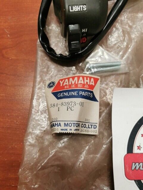 NOS Yamaha HANDLE SWITCH 584-83963-00-00 & 584-83973-01-00 SUB 1H7-83973-10 Y115