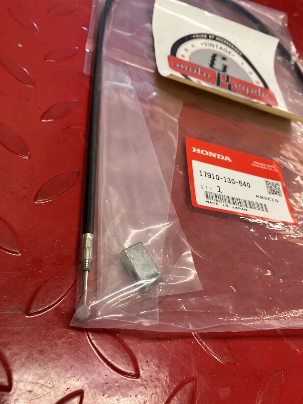 NEW HONDA Z50 1977 1978  THROTTLE CABLE 17910-130-640 H100