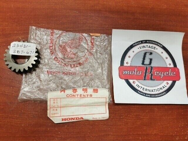 NOS Honda CB360T CJ360T MAINSHAFT SECOND GEAR 21T 23431-387-671 H90