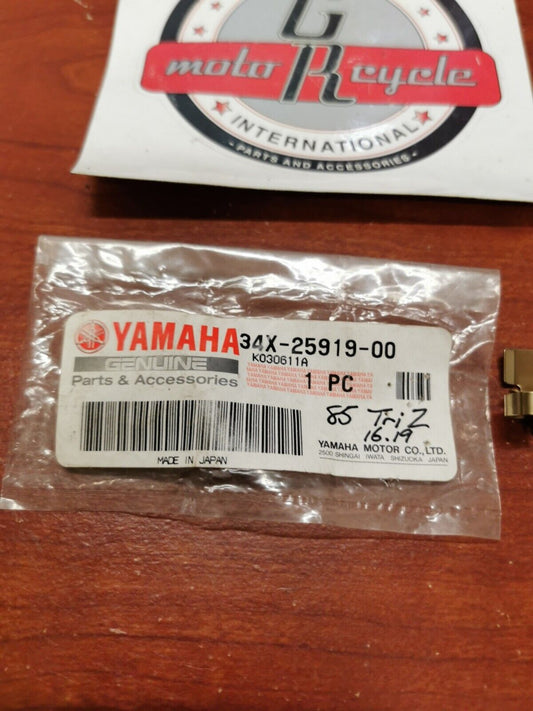 NEW NOS Yamaha RT180 YTZ250 TTR225 XT350 YSR50 PAD SUPPORT 34X-25919-00-00 Y93