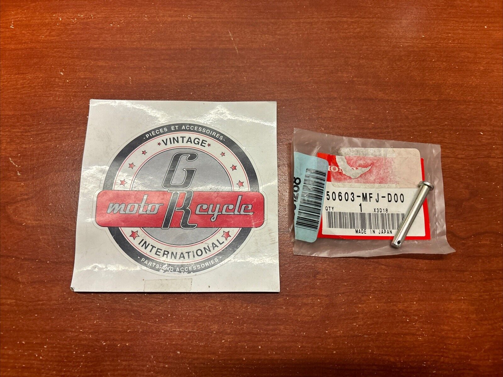NOS Honda CBR600RA CBR600RR STEP JOINT PIN 50603-MFJ-D00 H170