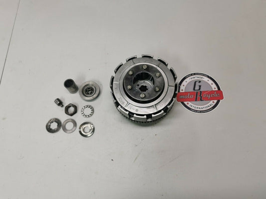 Kawasaki KX125 1980 complete clutch basket hub pressure plate 13081-1060