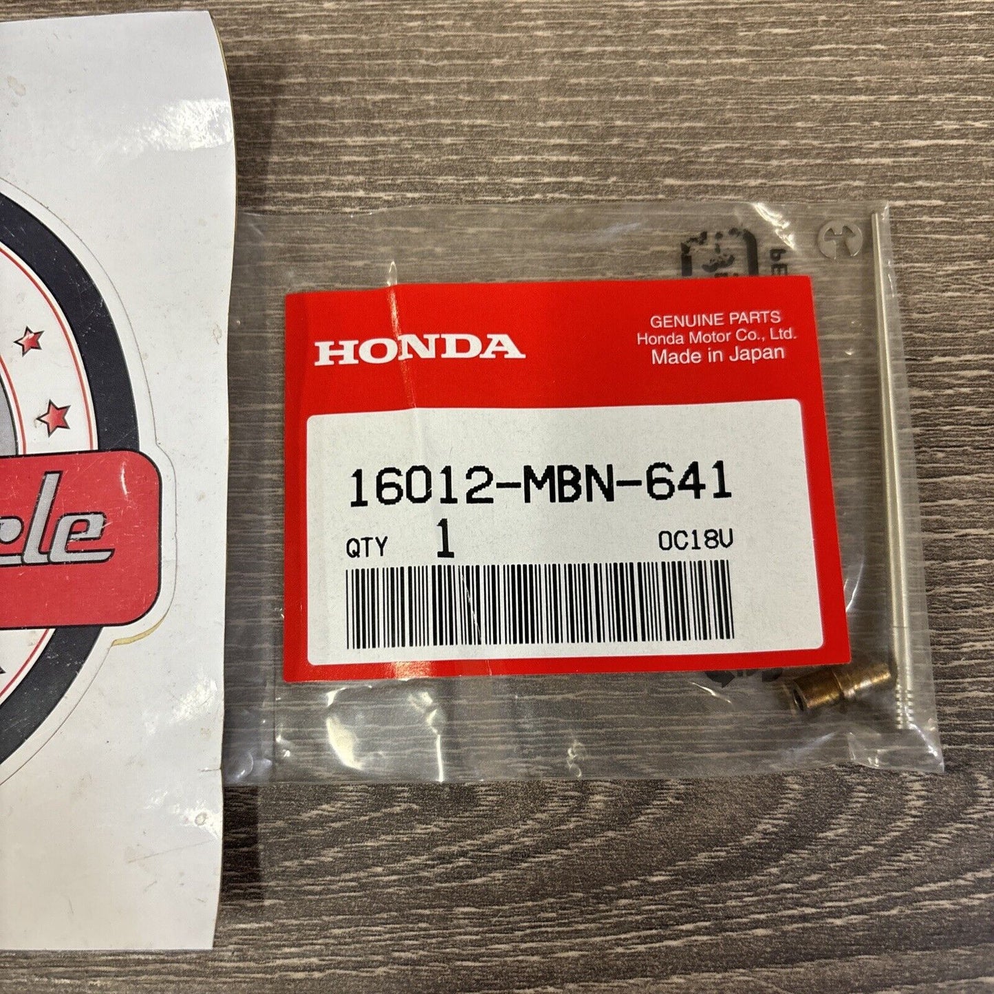 NOS Honda 2000 - 2006 XR650R NEEDLE JET SET 16012-MBN-641 H158