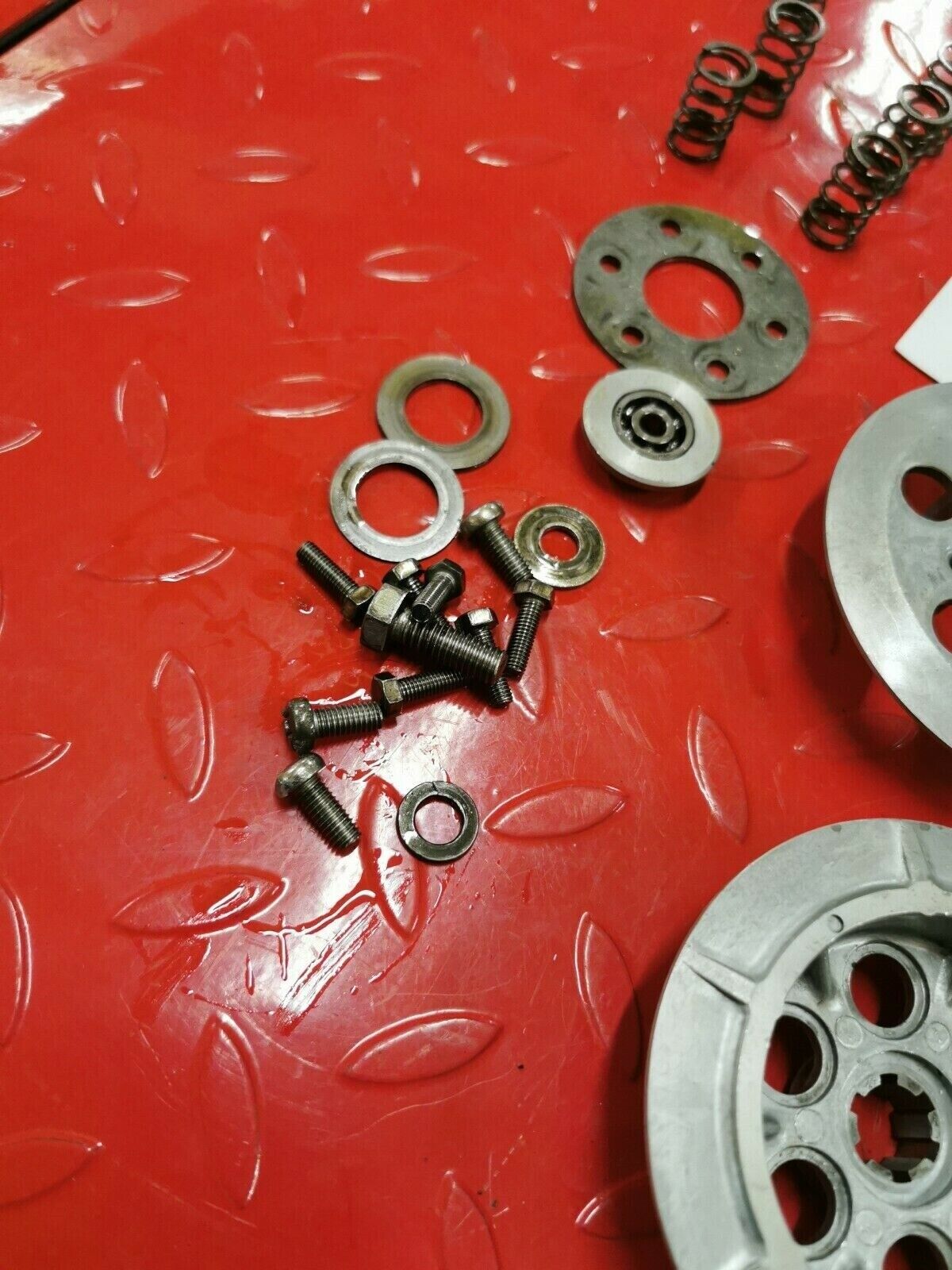 Kawasaki KX80 1979 clutch hub pressure plate 13081-1028 13086-1002