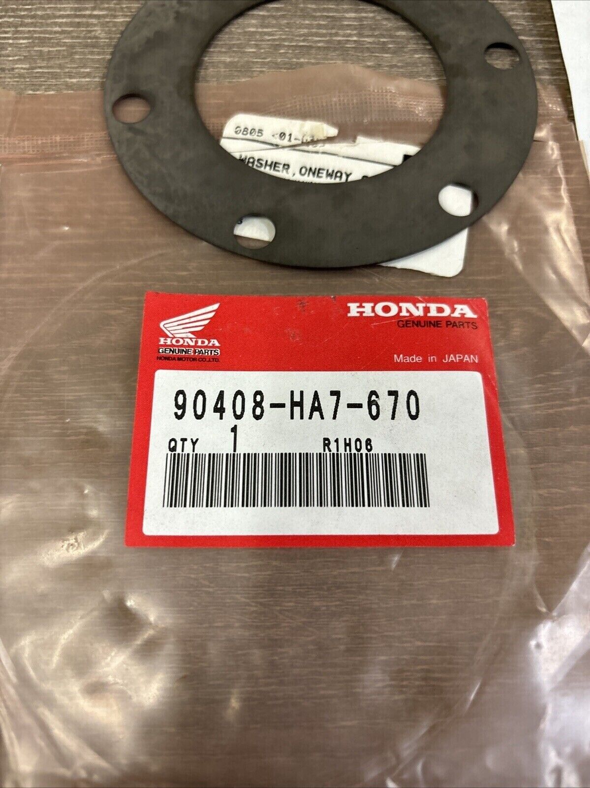 NOS Honda TRX350 D ONE-WAY SIDE WASHER 90408-HA7-670 H128