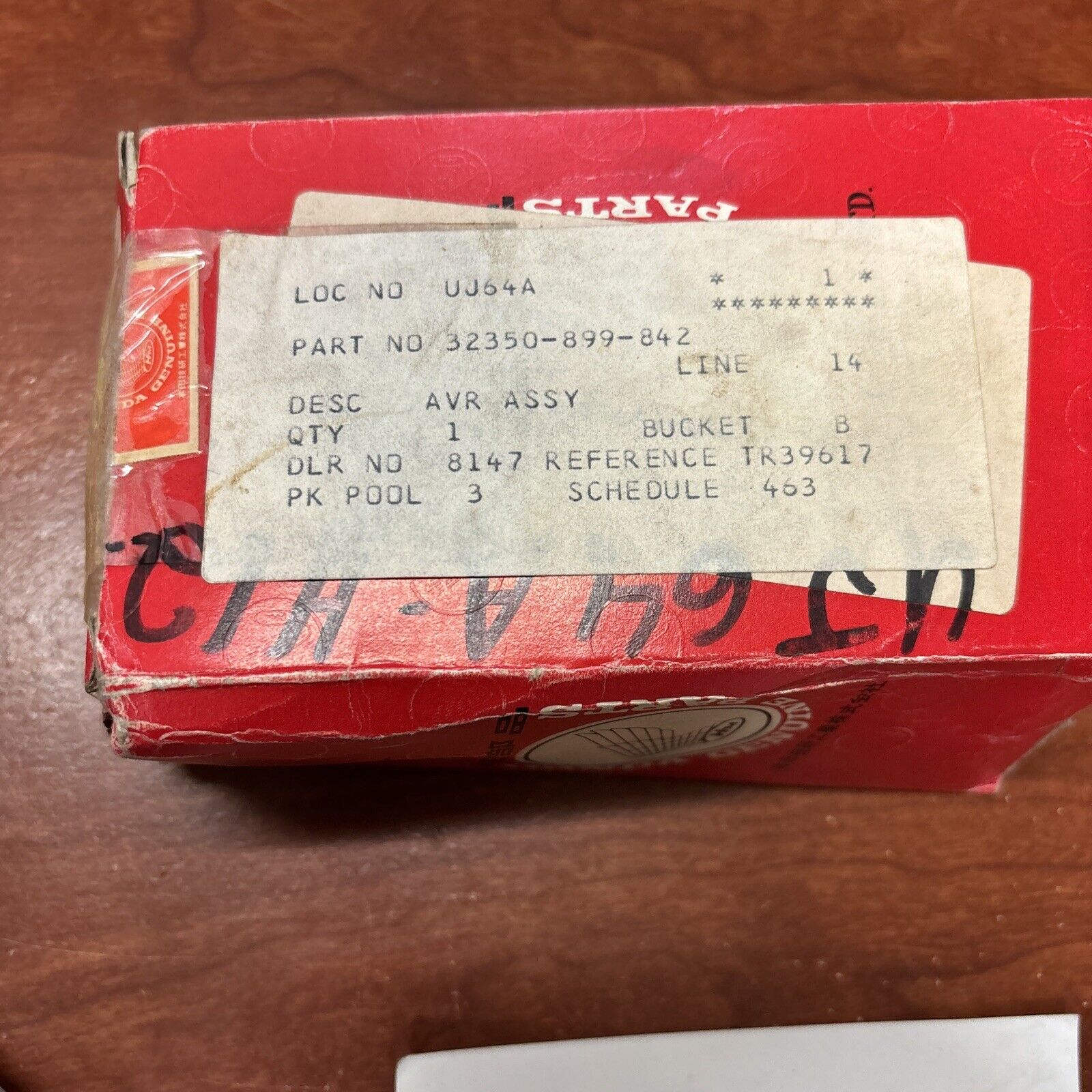 NOS Honda EMS3000 AUTOMATIC VOLTAGE REGULATOR 32350-899-842 H149