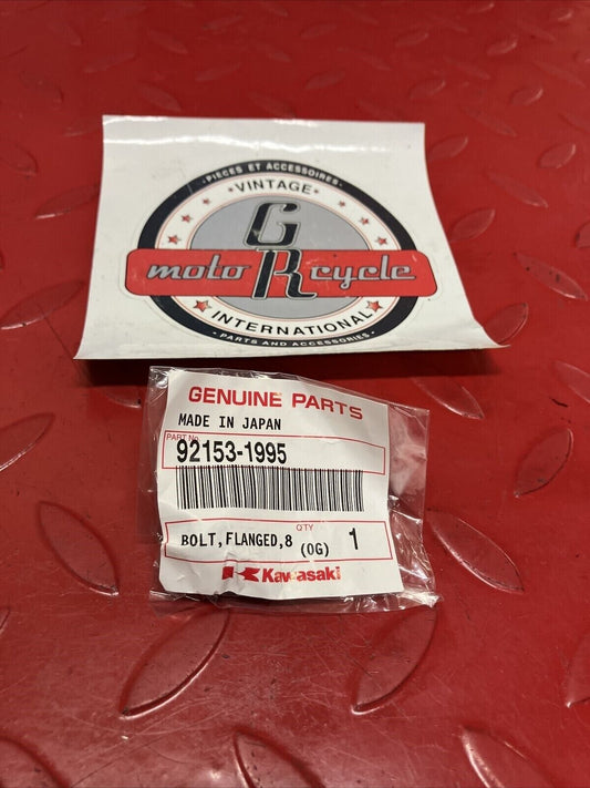 NOS KAWASAKI BOLT FLANGED 8X16 92153-1995 K13