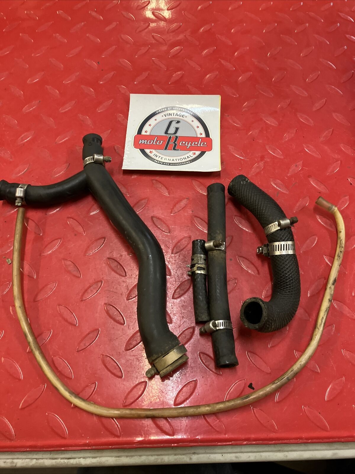 Suzuki RM125 1993 radiator hose set 1994 1995 17851-43D10 17852-43D00