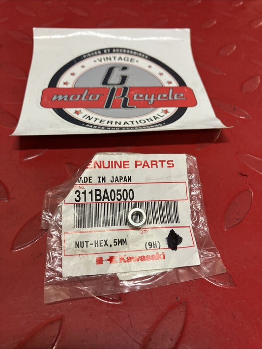 NOS KAWASAKI KLX110 KLX300 KLX450 HEX NUT 5MM 311BA0500 K14