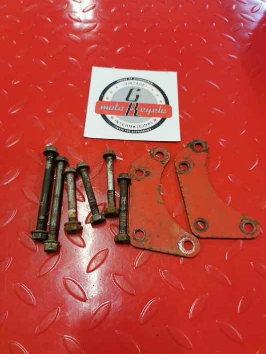 Honda XL80S 1984 motor engine mounting mount plate hanger bracket bolt hardware