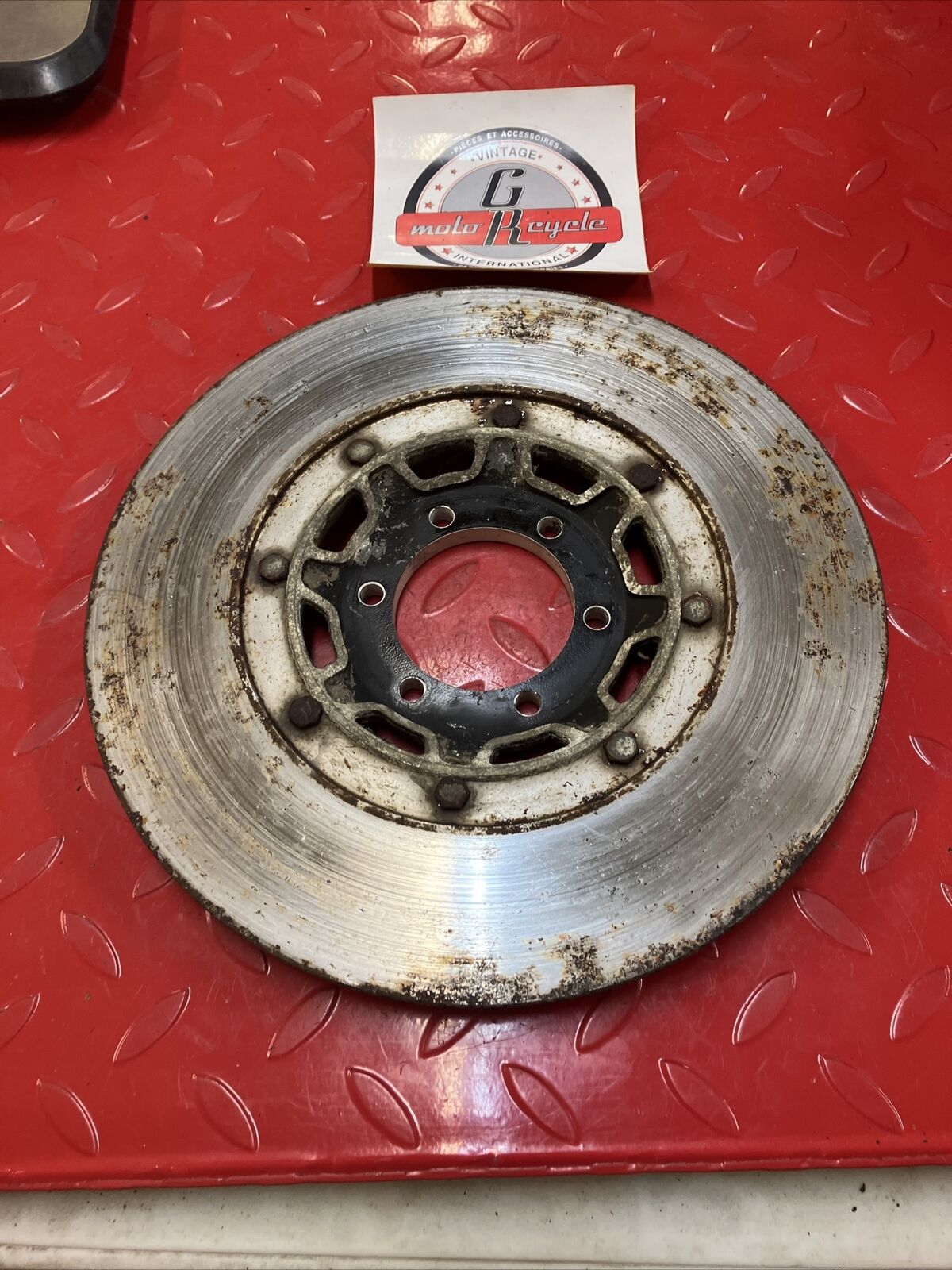 Yamaha RD400 1977 brake disk rotor bracket 351-25832-00-00