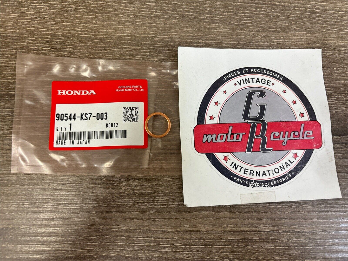 NOS Honda COTA CR125R CR250R CR500R XR600R SPECIAL WASHER 90544-KS7-003 H128