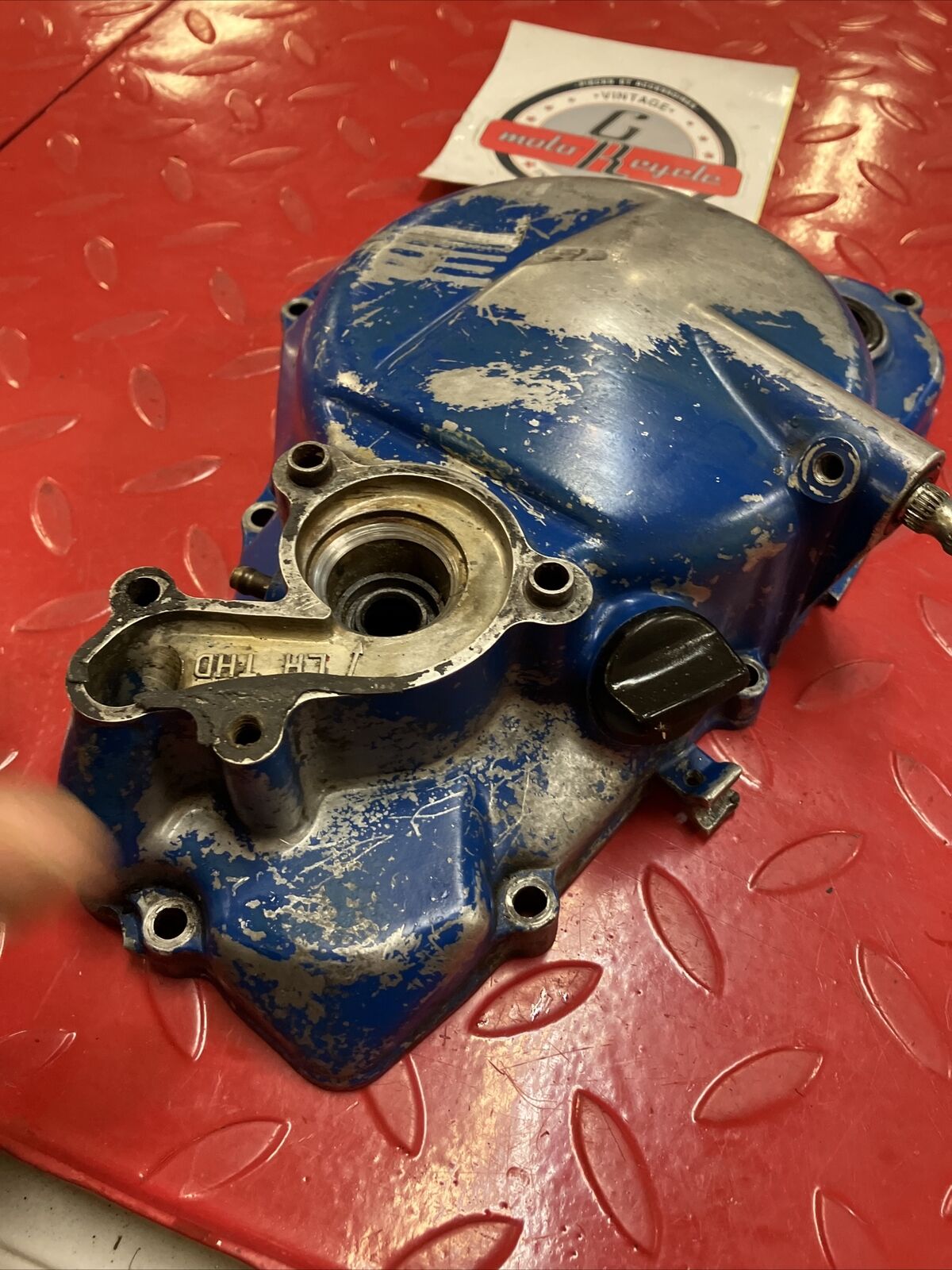 Suzuki RM125 1987 right Crankcase crank case clutch cover 1986 2