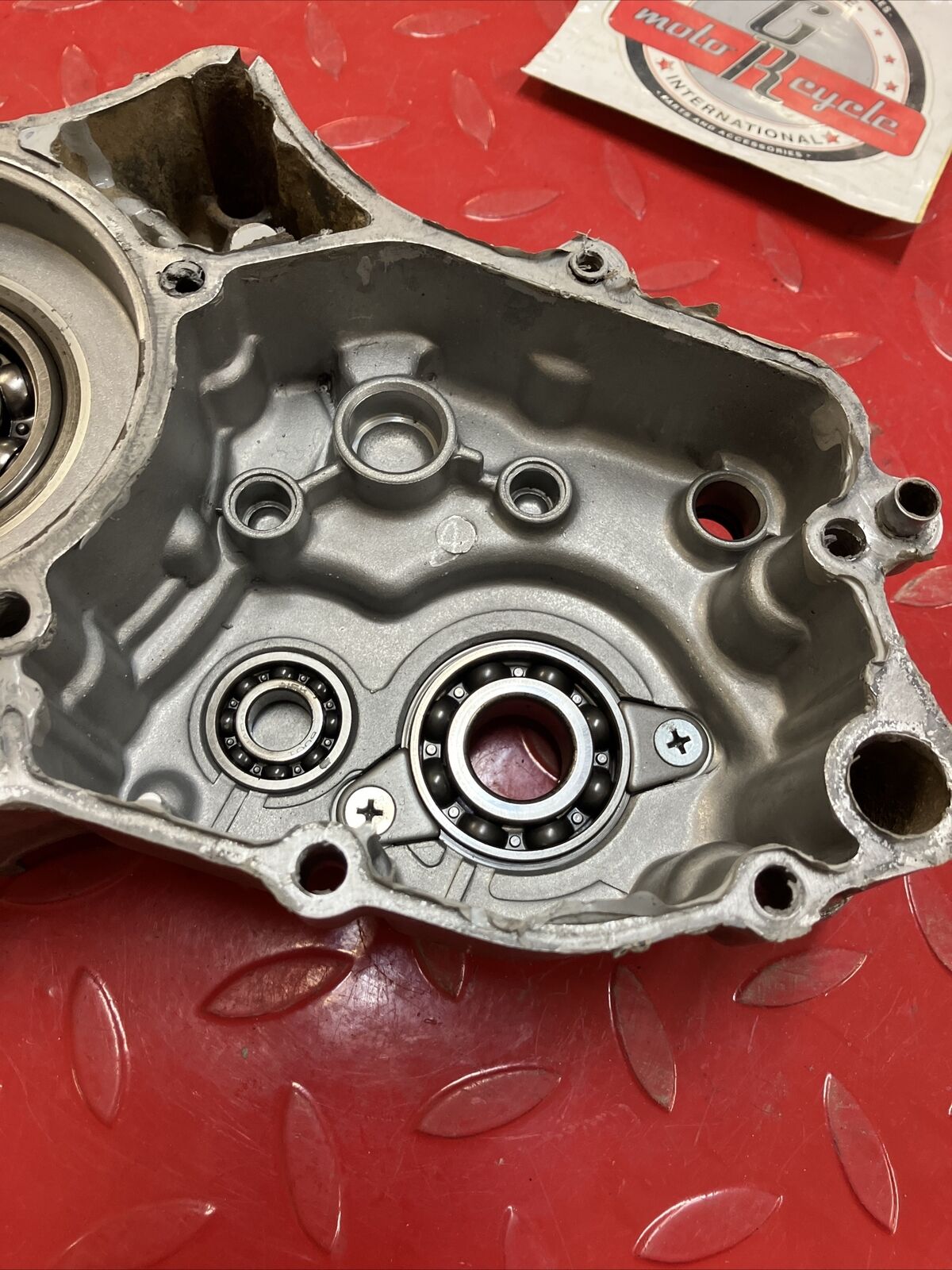 Kawasaki KX80 2000 left side crankcase 1998 1999