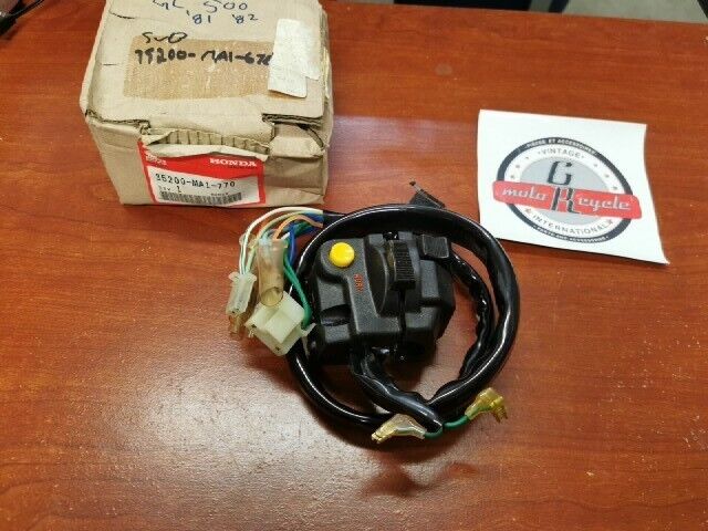 NOS Honda GL500 GL500I GL650 GL650I TURN SIGNAL SWITCH 35200-MA1-770 H86