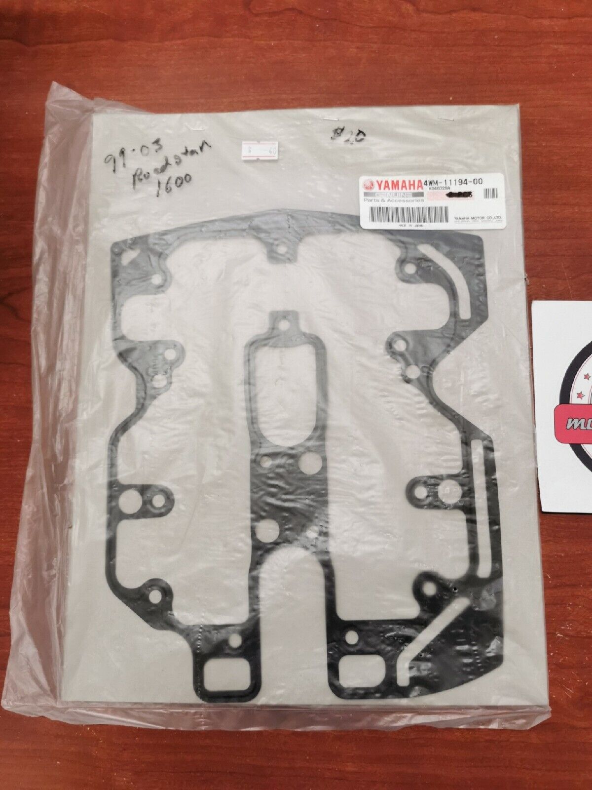 NOS Yamaha 1999 - 2003 XV1600 HEAD COVER GASKET 4WM-11194-01-00 Y73