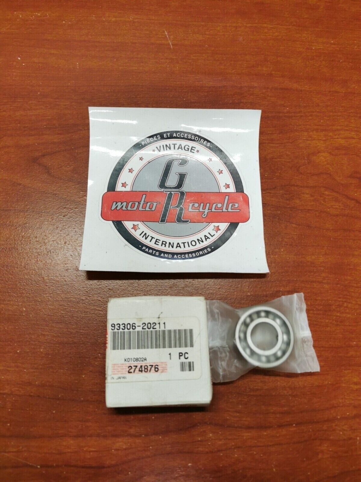 NOS Yamaha EF6600 YG6600 EF4600 YG4600 YS624 YP40 BEARING 93306-20211-00 Y93