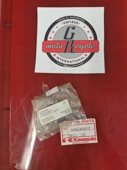 NOS KAWASAKI CIRCLIP 16MM 480J1600 K33