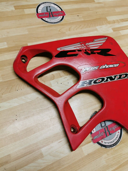 Honda CR250R 1989 right side cover panel radiator shroud plastic fairing 2