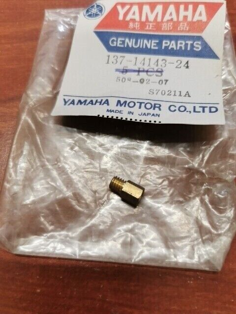 NOS Yamaha RD250 RD350 RD400 MAIN JET 137-14143-24-00 SUB 137-14143-24-A0 Y144
