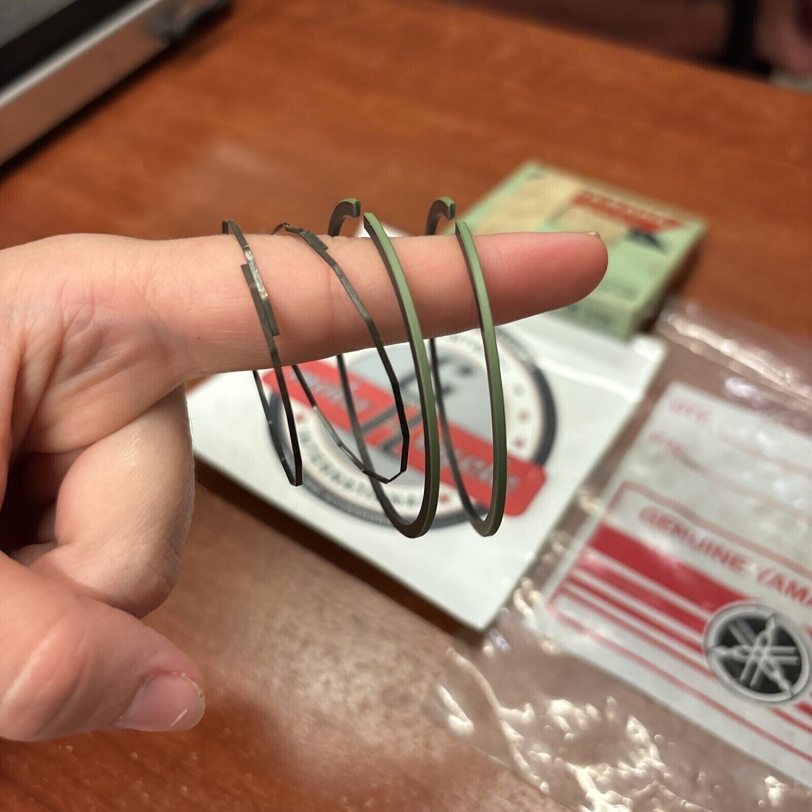 NOS Yamaha AT1 DS6 PISTON RING O/S 0.50 248-11601-20-00 SUB 479-11601-20-00 Y174