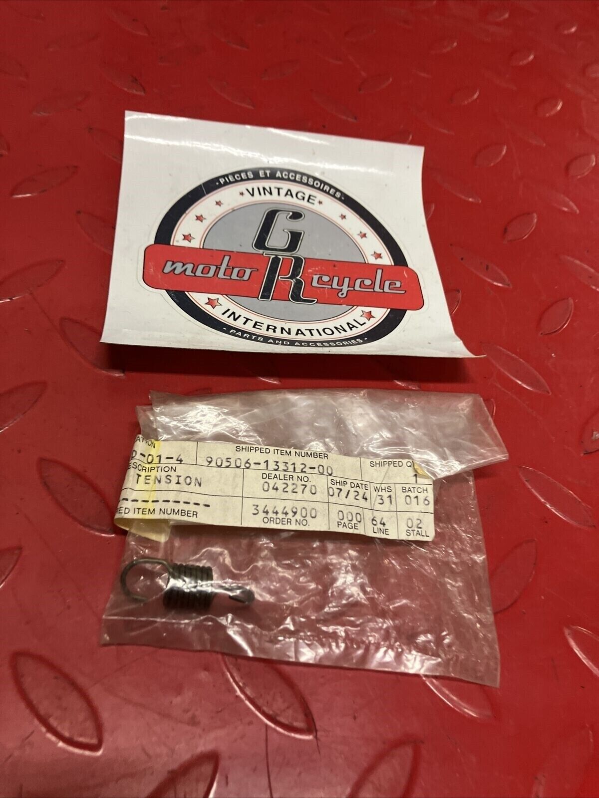 NOS YAMAHA SPRING TENSION 90506-13312-00 Y64