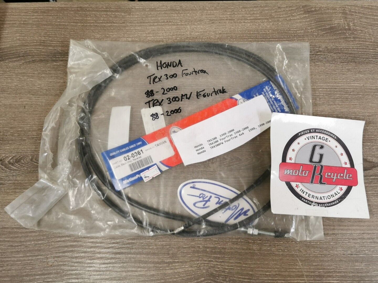 NOS MOTION PRO HONDA TRX300 1988 - 2000 TRX300FW Gear Change Cable  02-0361 J41