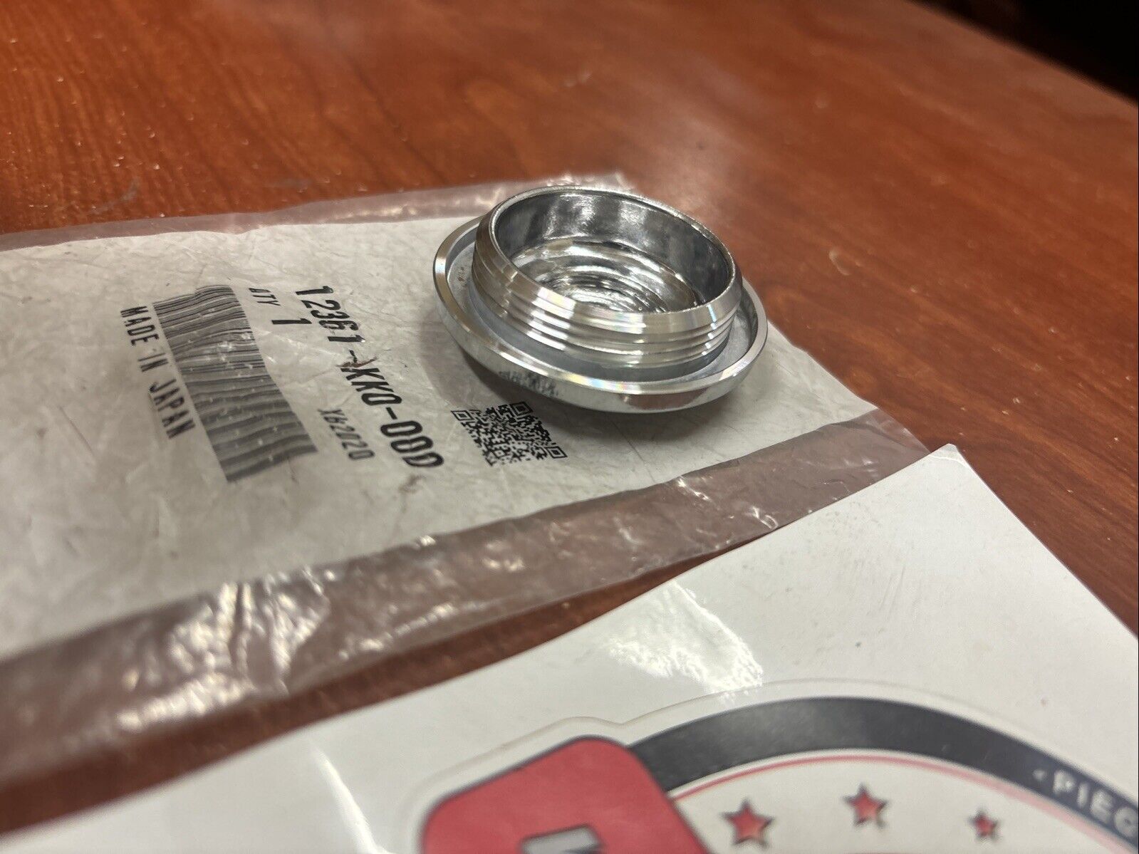 NOS Honda CB400SS CH125 FJS400 TAPPET ADJUSTING HOLE CAP 12361-KK0-000 H140
