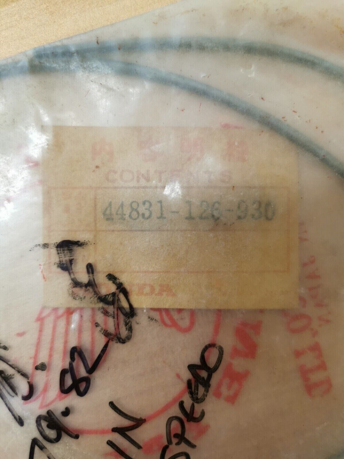 NOS Honda 1977 - 1982 CT70 CABLE, SPEEDOMETER (INNER) 44831-126-930 H26