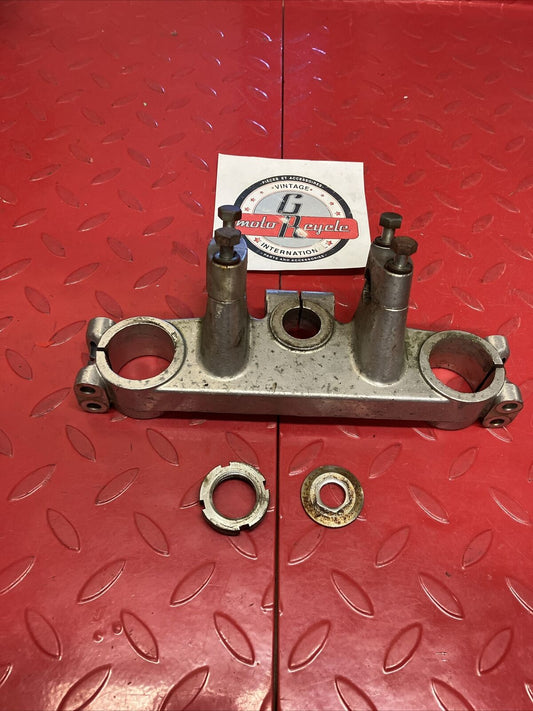 Kawasaki KX125 1980 steering stem head top triple clamp tree