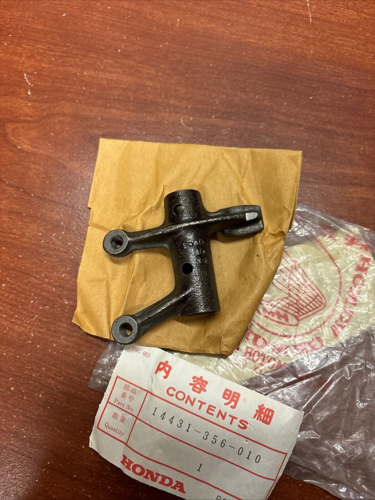 NOS Honda 1974 - 1978 XL350 K0-K4 INLET ROCKER ARM 14431-356-010 H161