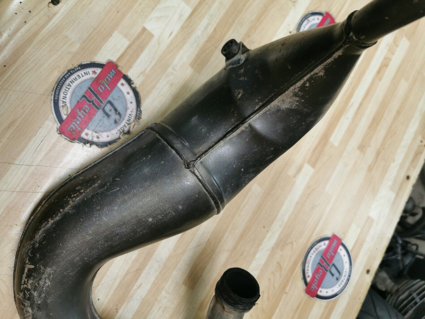 Kawasaki KX100 2008 exhaust header pipe expansion chamber 2