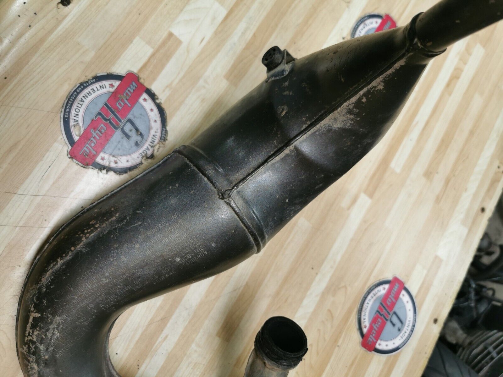Kawasaki KX100 2008 exhaust header pipe expansion chamber 2