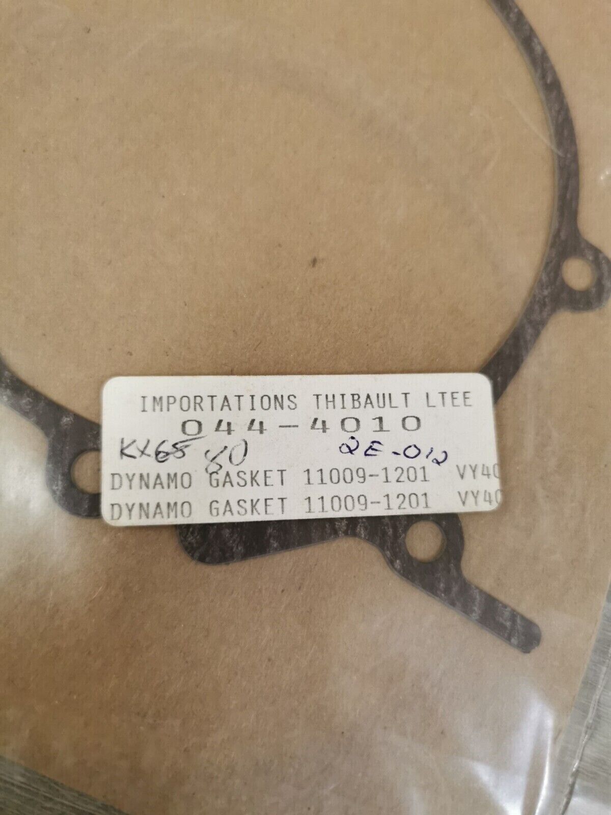 NOS ITL Kawasaki KX80 GASKET LH ENGINE COV  044-4010 J28