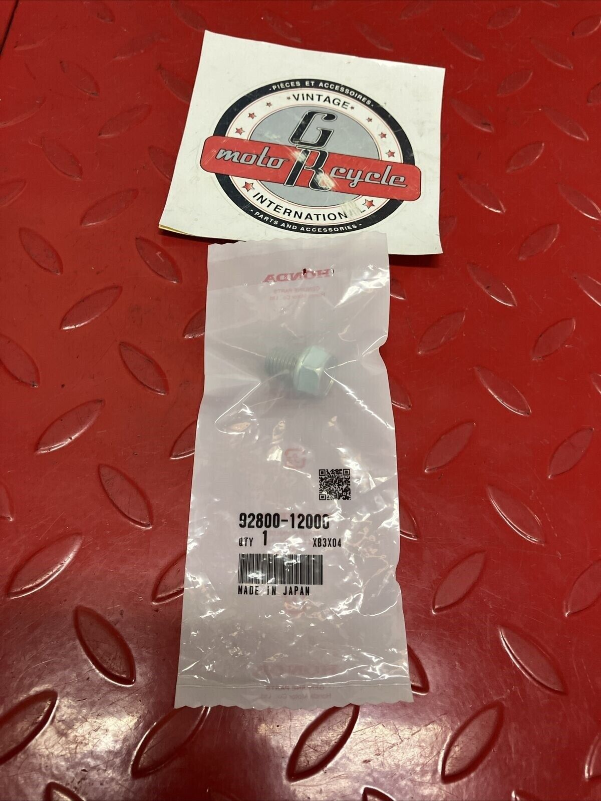 NEW NOS Honda GL1200 CB750 TL250 XL250 XL175 XL350 DRAIN BOLT 92800-12000 H27