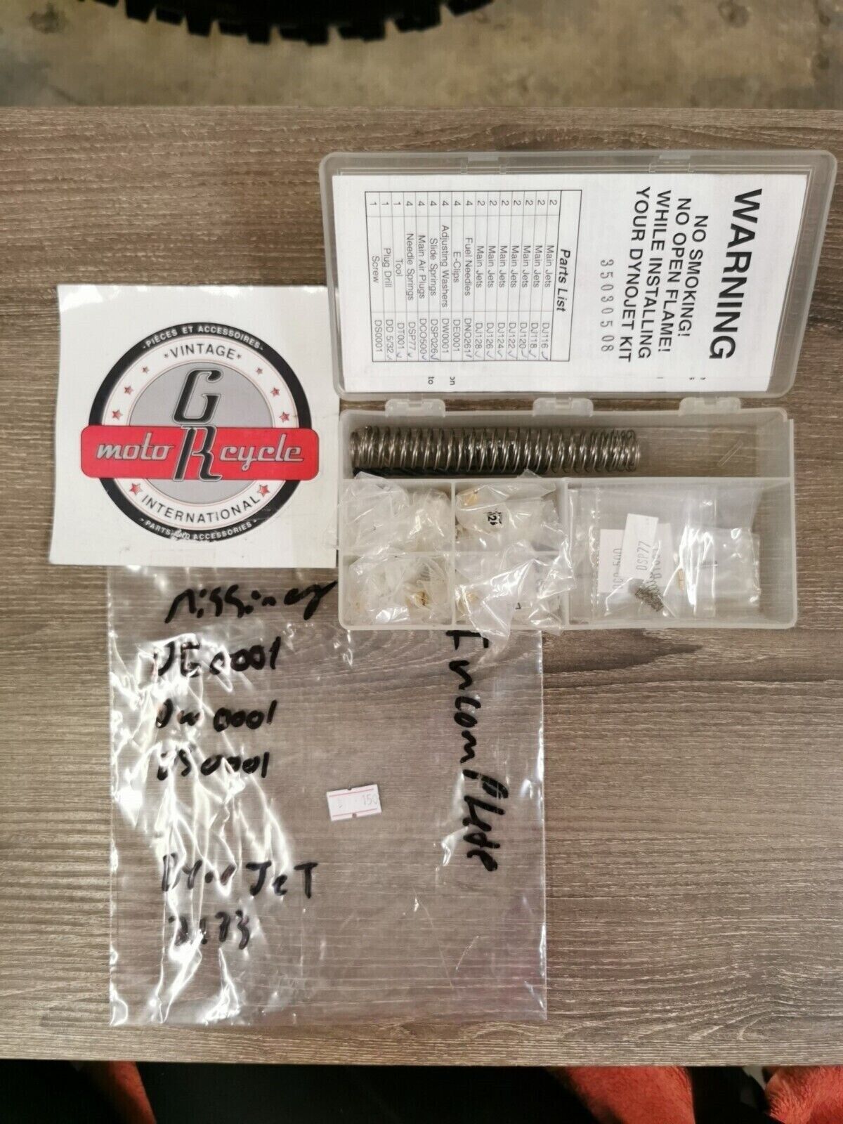 NOS DYNOJET KAWASAKI ZZR600 2005 - 2008 IMCOMPLETE KIT 2133.001 J32