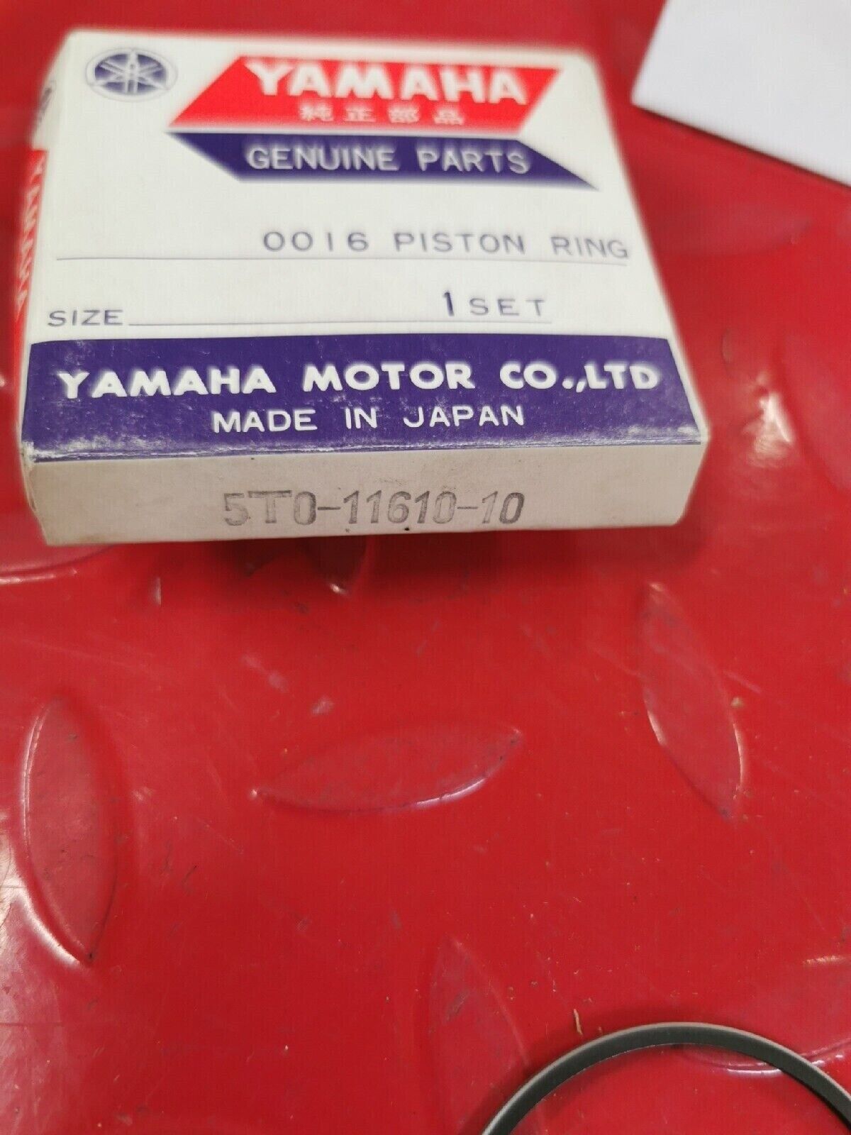 NOS YAMAHA  PW80 YGS1 1966 - 2006  RING SET 1ST  SUPERSEDED BY 14N-11604-00 Y50