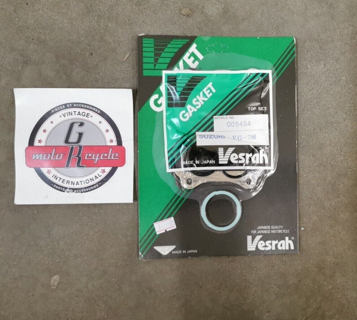 NOS VESRAH SUZUKI DR100D DR100E DR100G H J K 1990 COMPLETE GASKET SET VG-796 J28