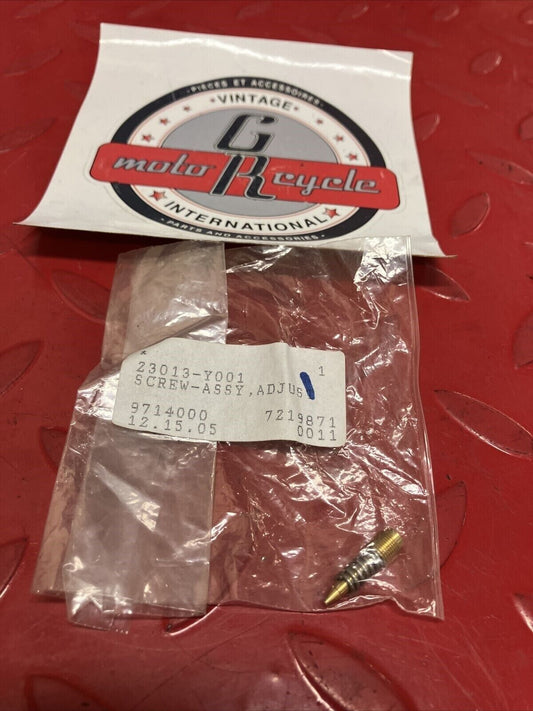 NOS KAWASAKI KSF50 KSF90 CARBURETOR ADJUSTER SCREW 23013-Y001 K14