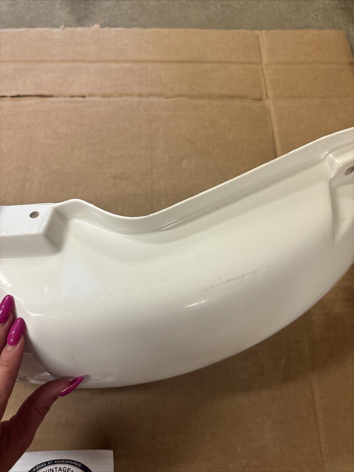 UFO PLAST 1996 - 2001 YZ125 YZ250 REAR FENDER WHITE YA02897-046