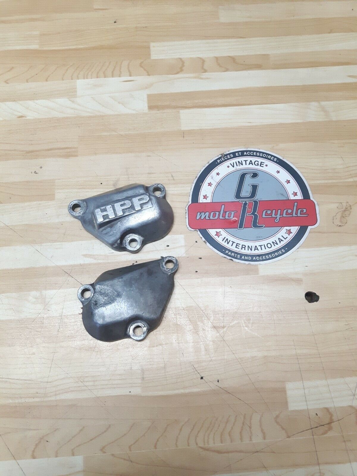 CR250R 1991 cylinder exhaust valve left right cover 1988 - 1991 12106-KS7-830