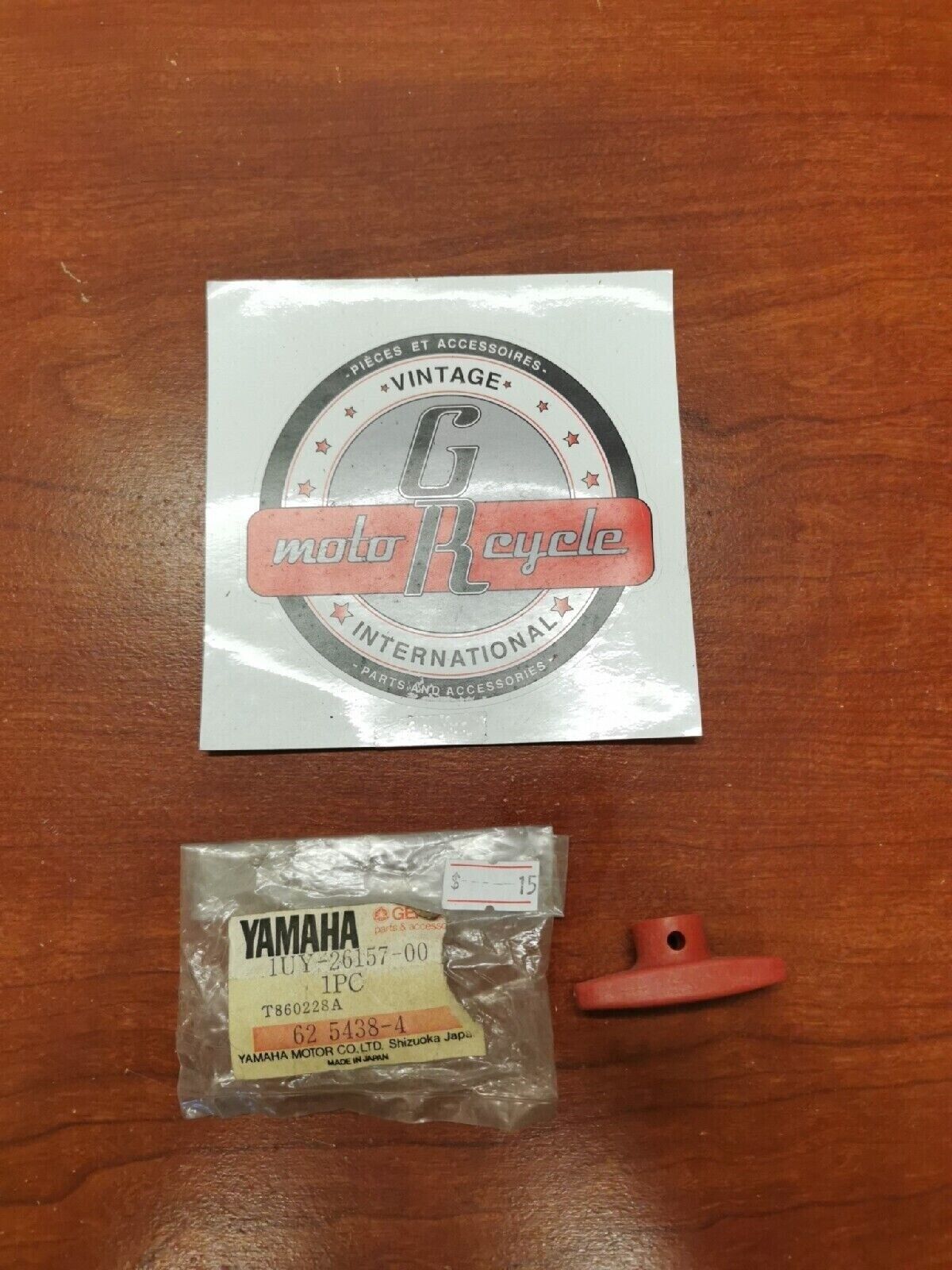 NOS Yamaha LOCK LEVER 1UY-26157-00-00 Y68