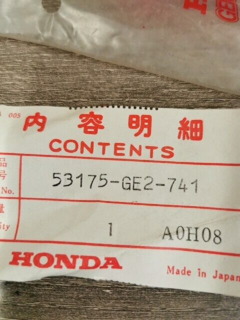NOS HONDA MB50 1982 NS50F MBX50S LEVER R HANDLEBAR TOYO 53175-GE2-741 H89