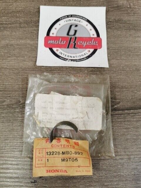 NOS HONDA VF700 BEARING CONNECTING ROD E 13228-MB0-892 SUB BY 13228-MB0-003 H77