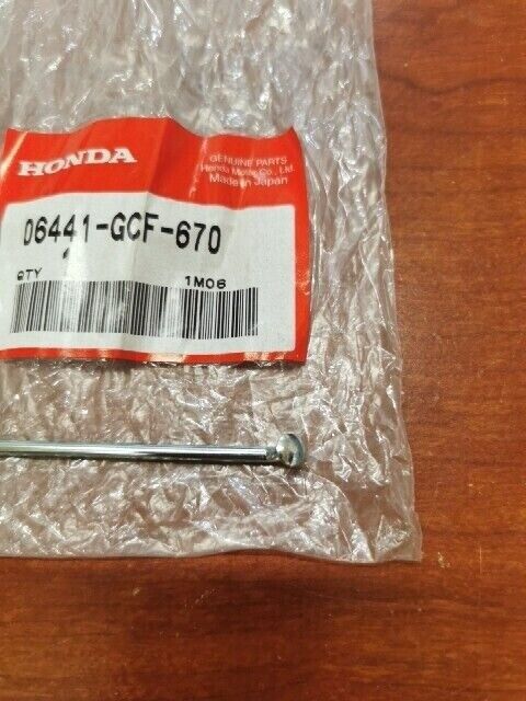 NOS Honda CRF70F XR70R FRONT WHEEL SPOKE B SOLD EACH 06441-GCF-670 H73