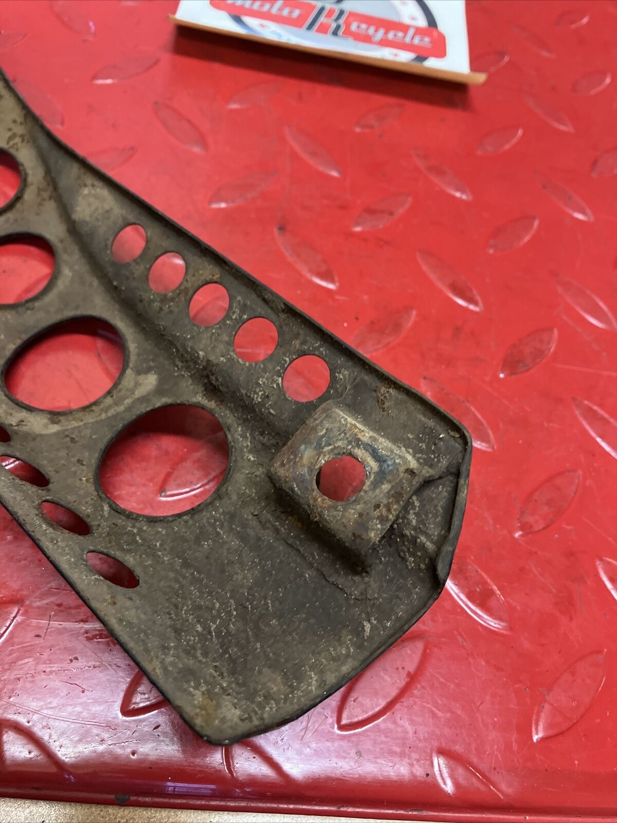 Honda XL250R 1982 exhaust pipe header heat shield guard protector 1983