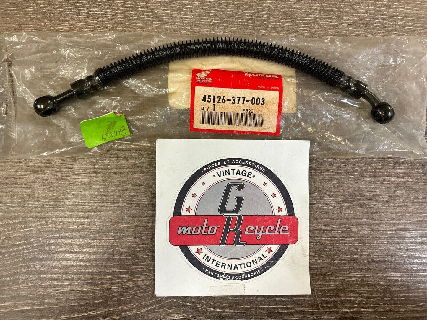 NOS Honda 1975 - 1976 CB400 F FRONT BRAKE HOSE B 45126-377-003 H120